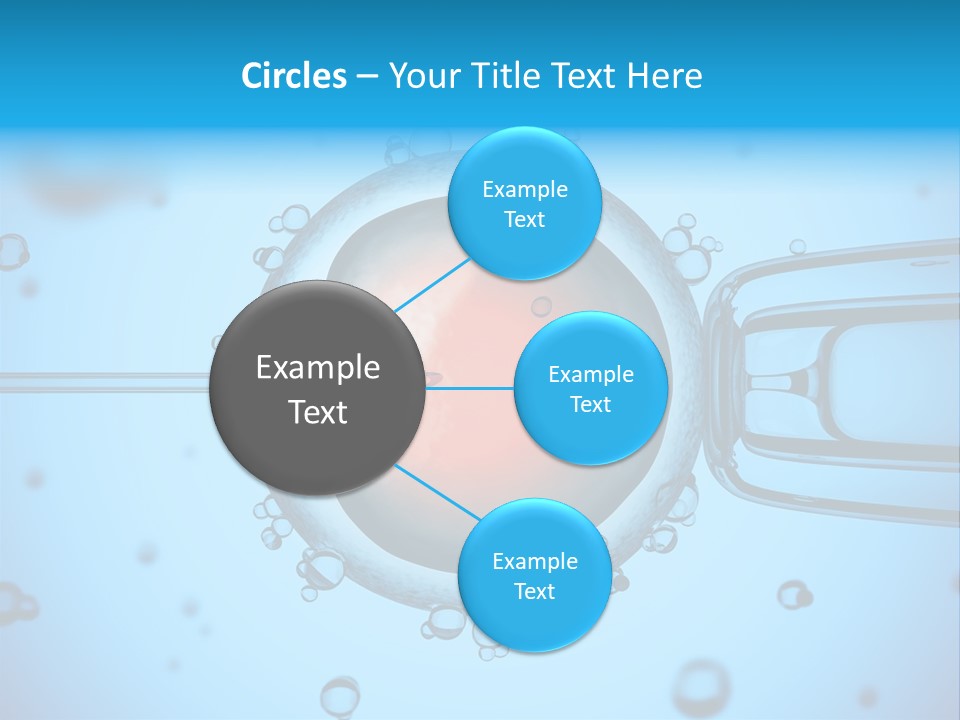 An Image Of A Cell Phone With Water Droplets On It PowerPoint Template