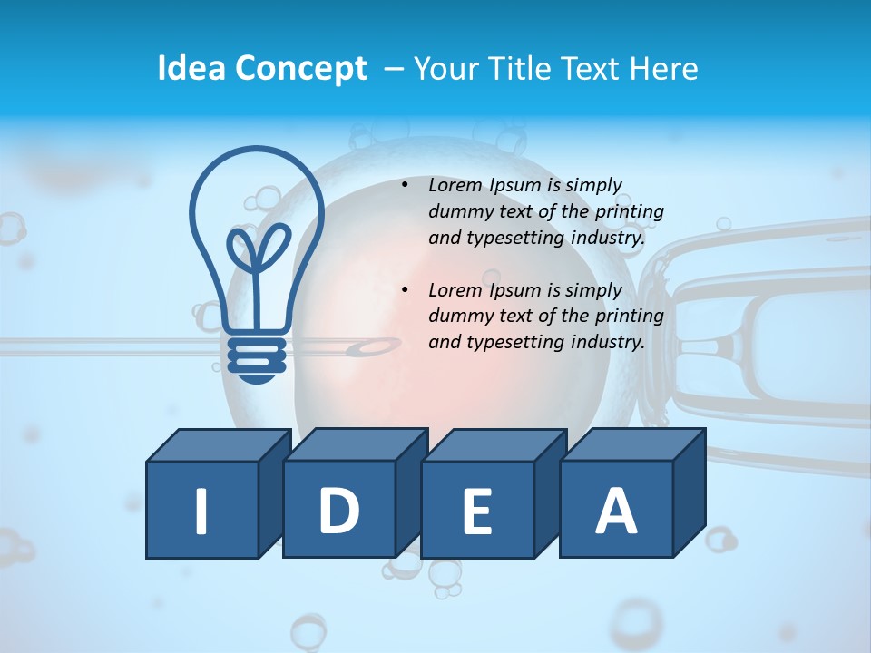 An Image Of A Cell Phone With Water Droplets On It PowerPoint Template