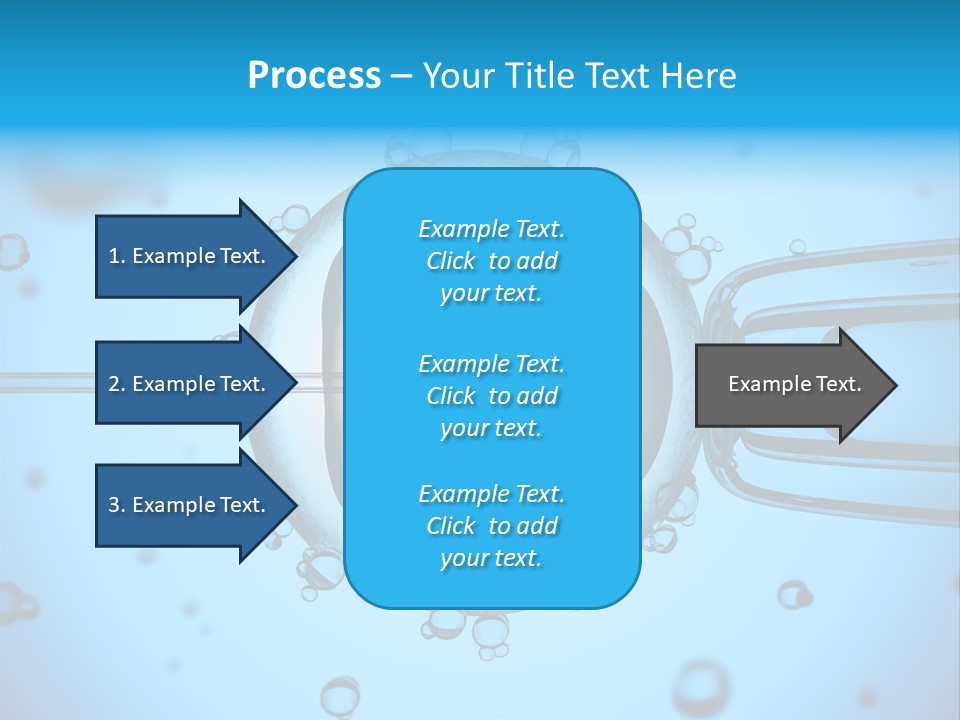 An Image Of A Cell Phone With Water Droplets On It PowerPoint Template