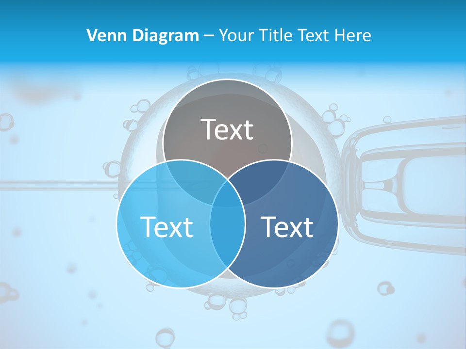 An Image Of A Cell Phone With Water Droplets On It PowerPoint Template