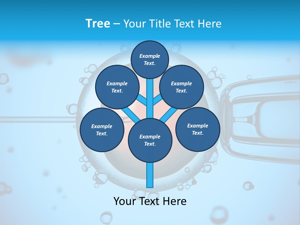 An Image Of A Cell Phone With Water Droplets On It PowerPoint Template