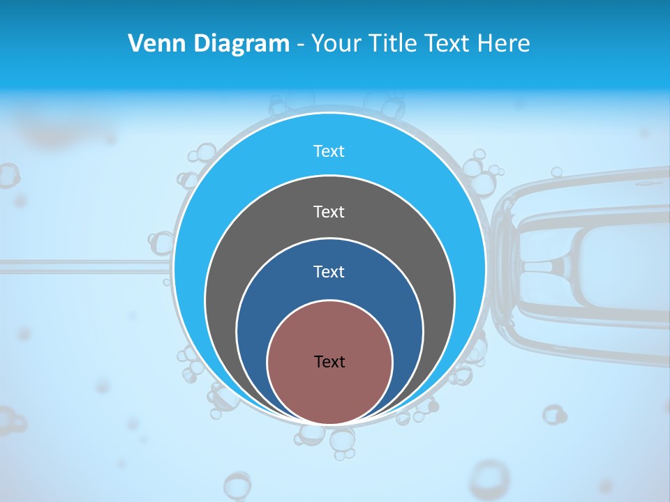 An Image Of A Cell Phone With Water Droplets On It PowerPoint Template