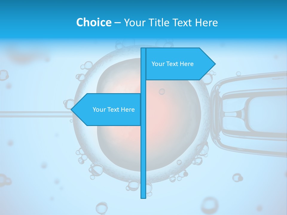 An Image Of A Cell Phone With Water Droplets On It PowerPoint Template