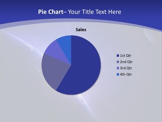 A Blue Planet With A Bright Sun In The Background PowerPoint Template