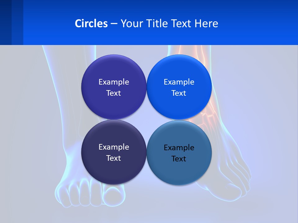 A Medical Powerpoint Presentation With A Blue Background PowerPoint Template