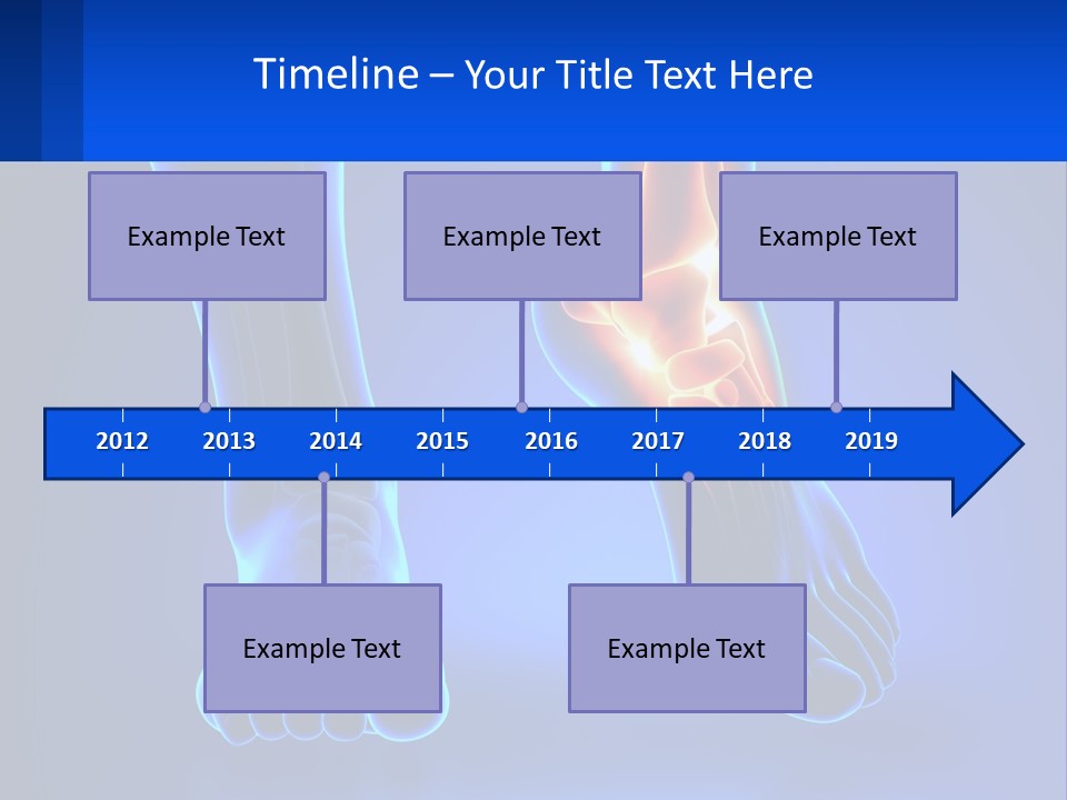 A Medical Powerpoint Presentation With A Blue Background PowerPoint Template