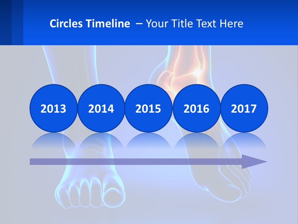 A Medical Powerpoint Presentation With A Blue Background PowerPoint Template