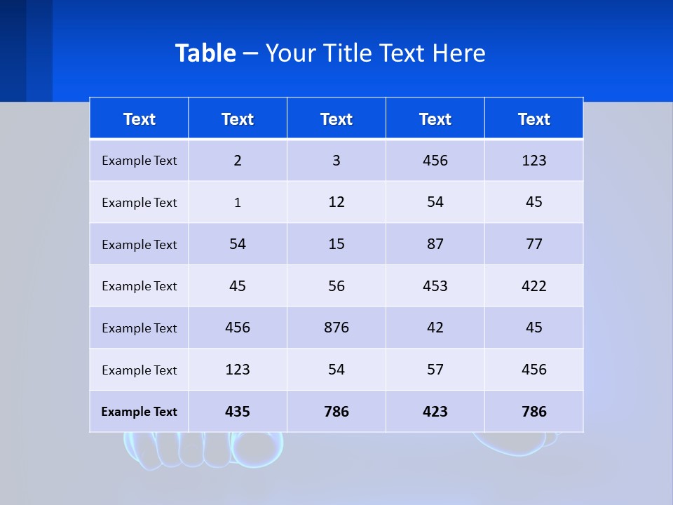 A Medical Powerpoint Presentation With A Blue Background PowerPoint Template
