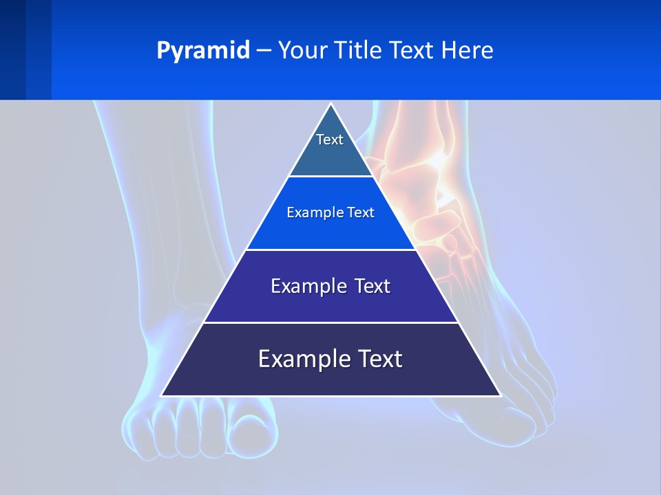 A Medical Powerpoint Presentation With A Blue Background PowerPoint Template