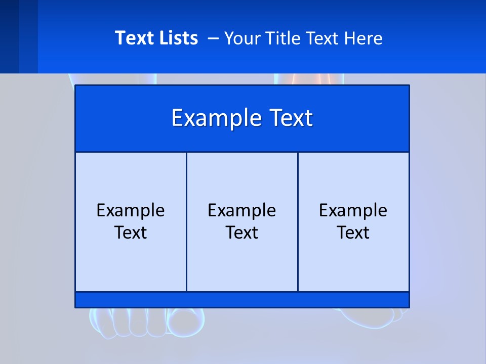 A Medical Powerpoint Presentation With A Blue Background PowerPoint Template