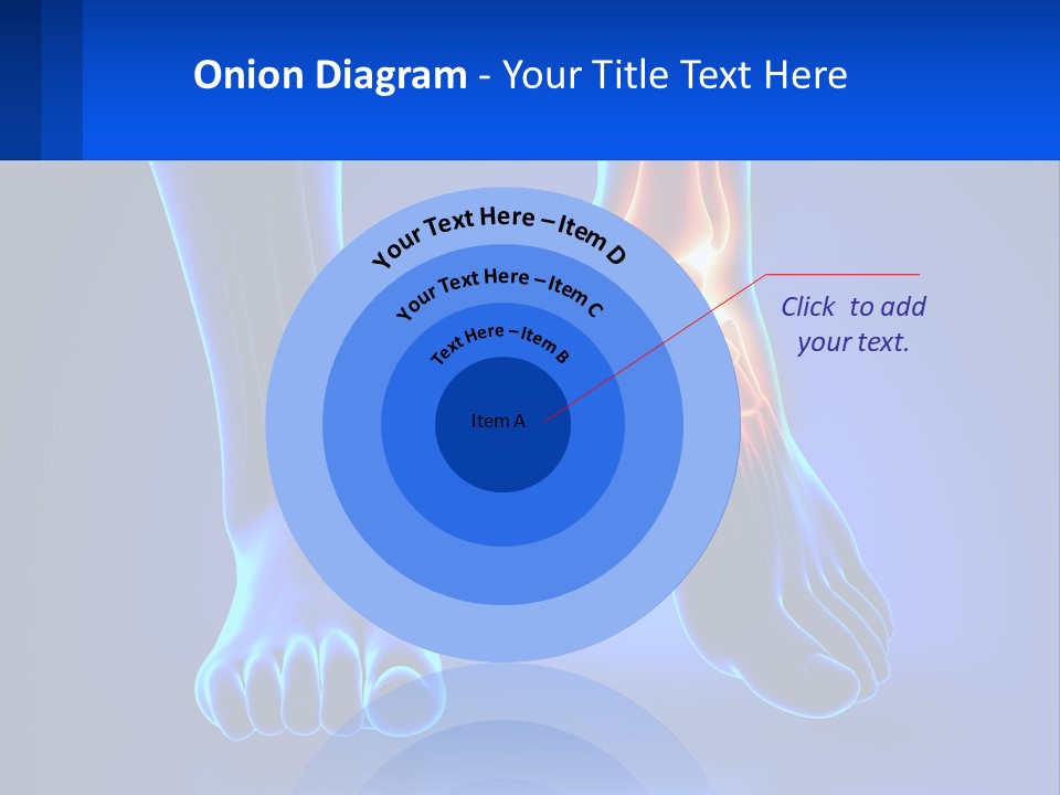 A Medical Powerpoint Presentation With A Blue Background PowerPoint Template