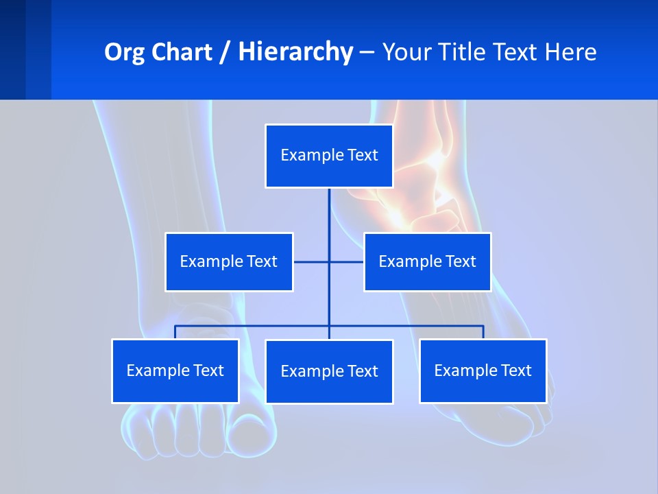 A Medical Powerpoint Presentation With A Blue Background PowerPoint Template