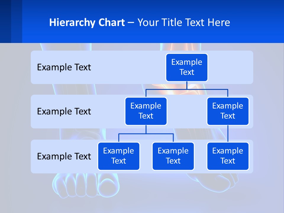 A Medical Powerpoint Presentation With A Blue Background PowerPoint Template