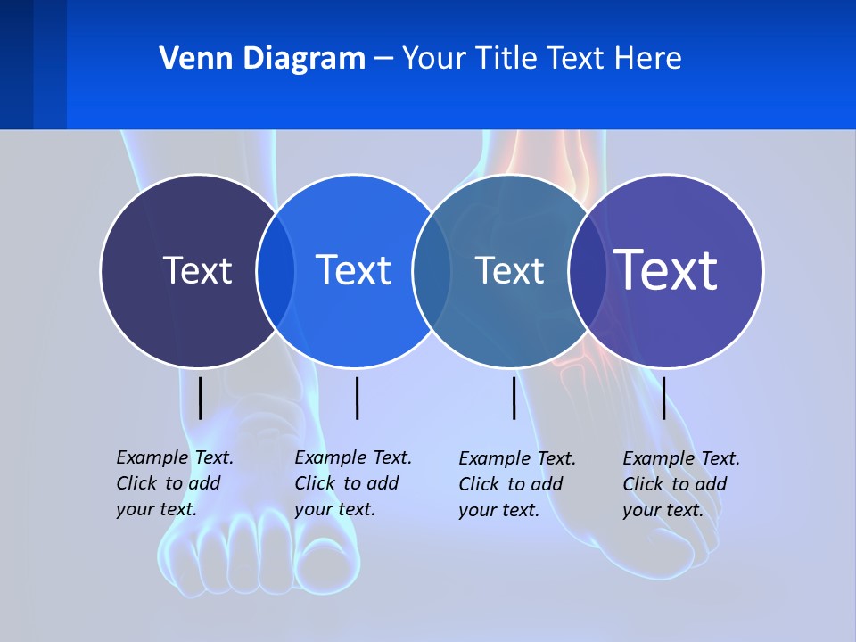 A Medical Powerpoint Presentation With A Blue Background PowerPoint Template