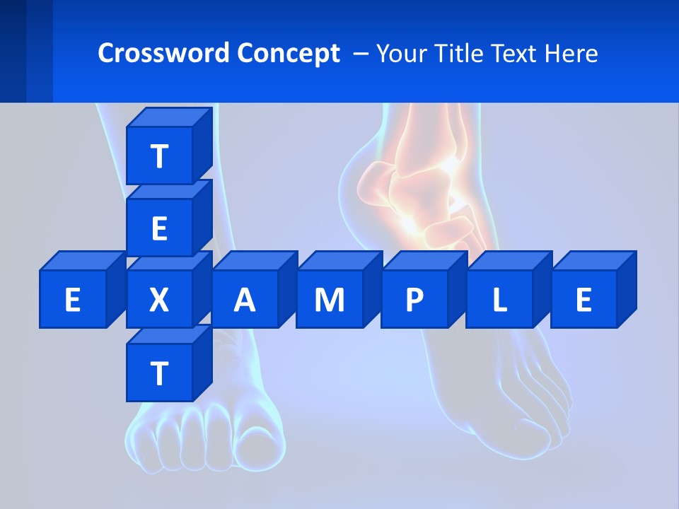 A Medical Powerpoint Presentation With A Blue Background PowerPoint Template