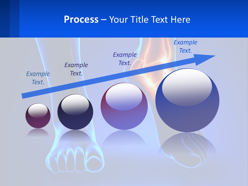 A Medical Powerpoint Presentation With A Blue Background PowerPoint Template