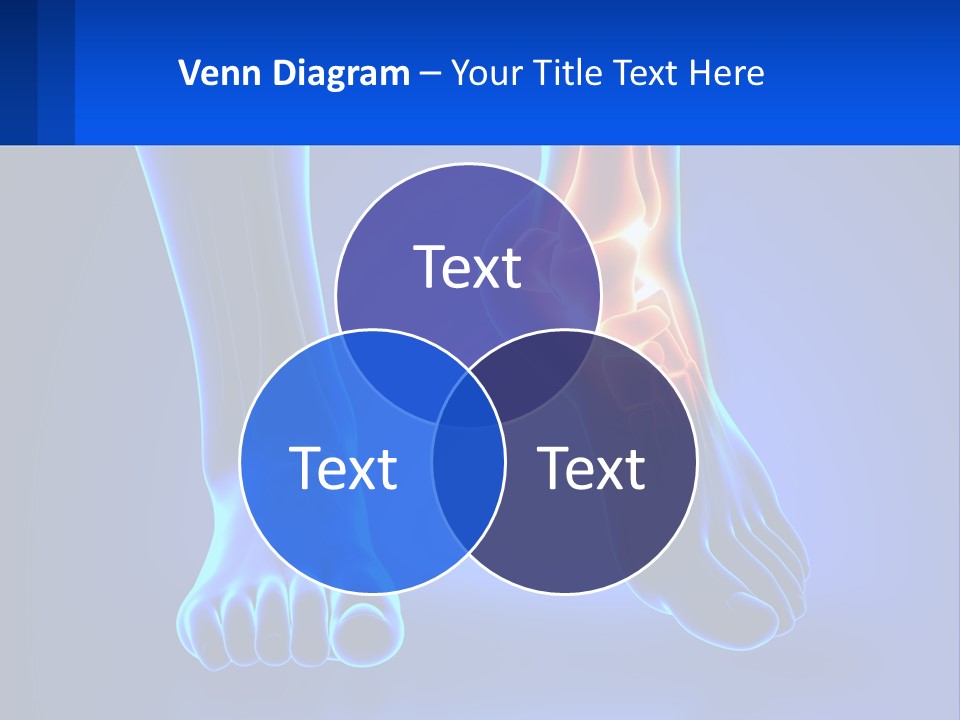 A Medical Powerpoint Presentation With A Blue Background PowerPoint Template