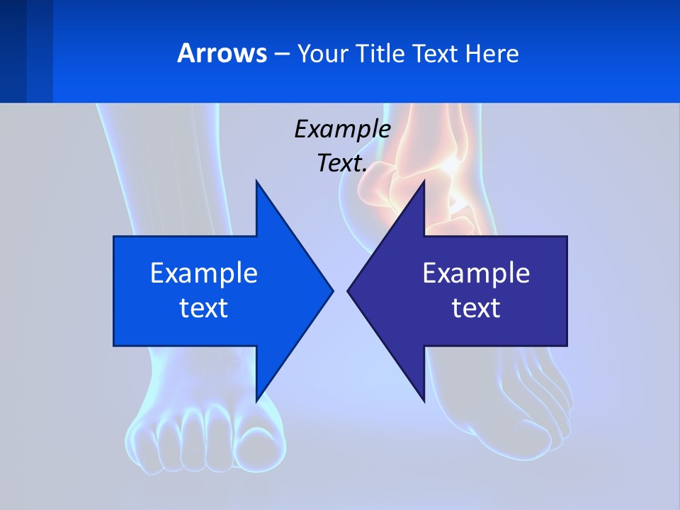 A Medical Powerpoint Presentation With A Blue Background PowerPoint Template