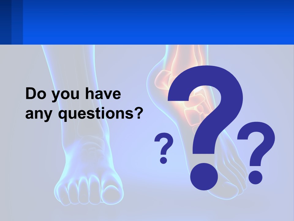 A Medical Powerpoint Presentation With A Blue Background PowerPoint Template