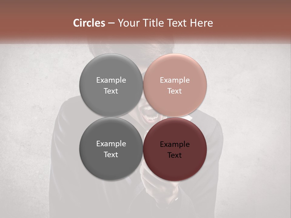 A Woman Holding A Cell Phone With Her Mouth Open PowerPoint Template