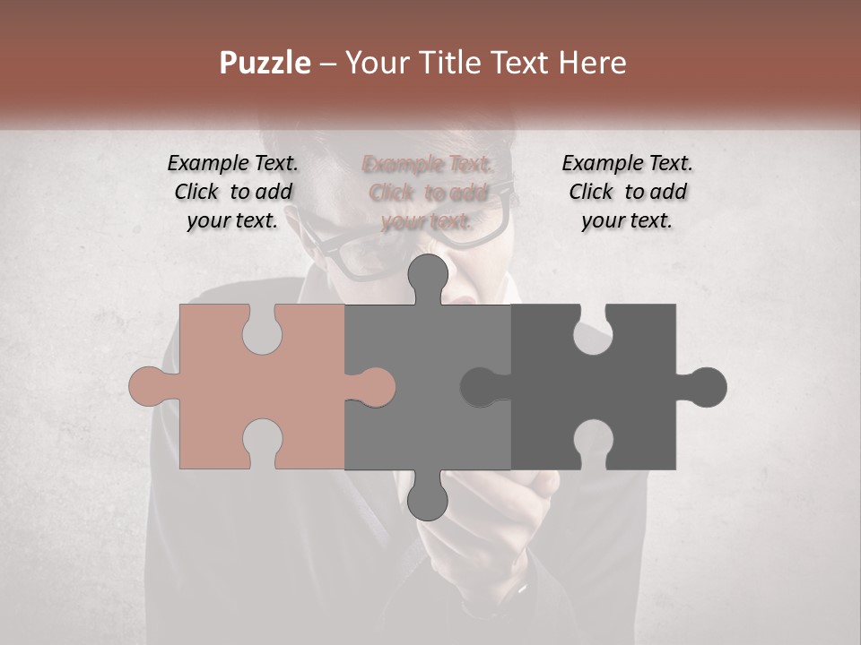 A Woman Holding A Cell Phone With Her Mouth Open PowerPoint Template