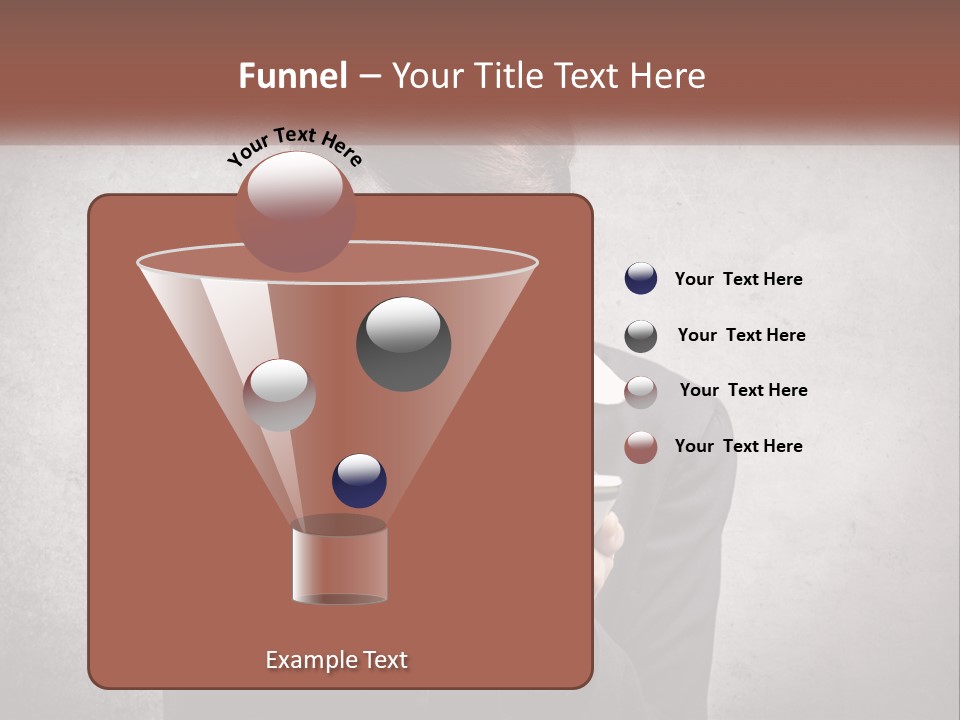 A Woman Holding A Cell Phone With Her Mouth Open PowerPoint Template