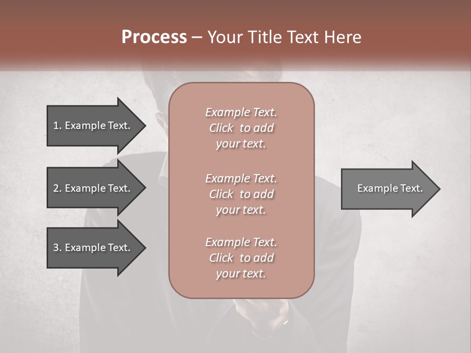 A Woman Holding A Cell Phone With Her Mouth Open PowerPoint Template