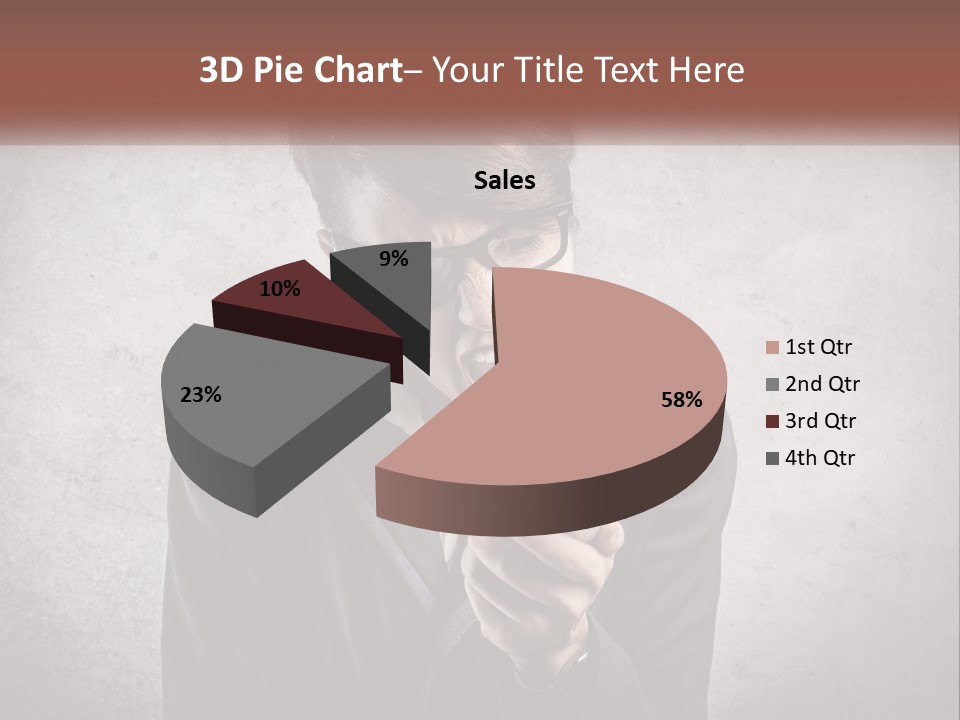A Woman Holding A Cell Phone With Her Mouth Open PowerPoint Template