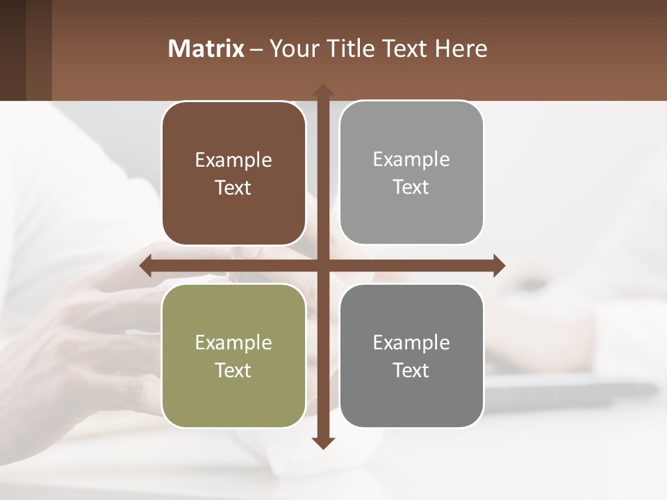 A Person Using A Cell Phone In Front Of A Laptop PowerPoint Template