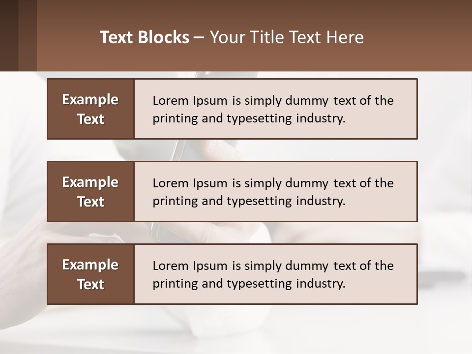 A Person Using A Cell Phone In Front Of A Laptop PowerPoint Template