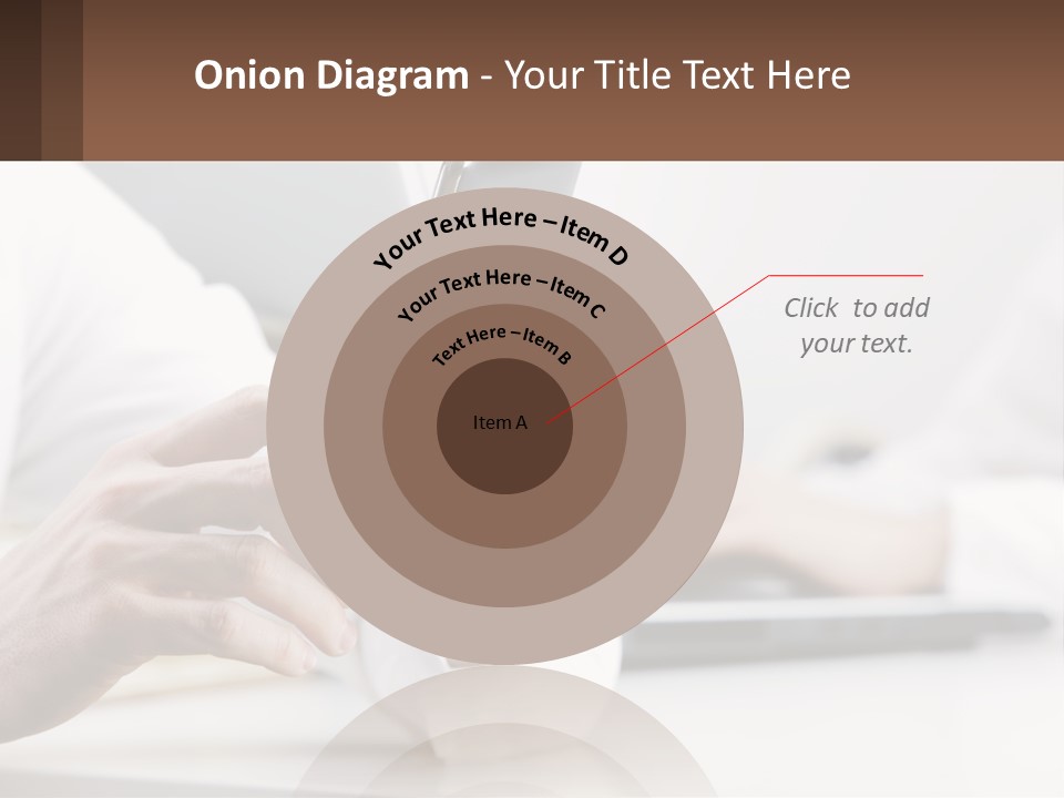A Person Using A Cell Phone In Front Of A Laptop PowerPoint Template