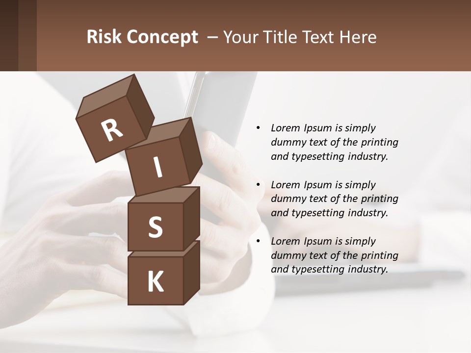 A Person Using A Cell Phone In Front Of A Laptop PowerPoint Template