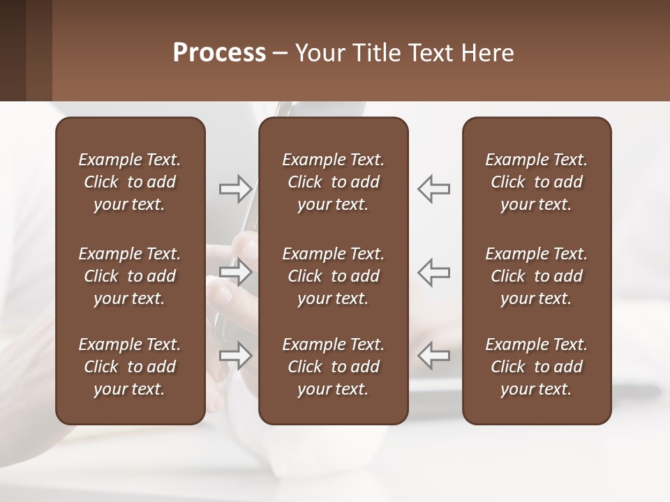 A Person Using A Cell Phone In Front Of A Laptop PowerPoint Template