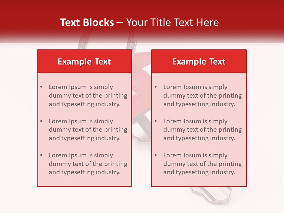 A Red House Key On A White Background PowerPoint Template