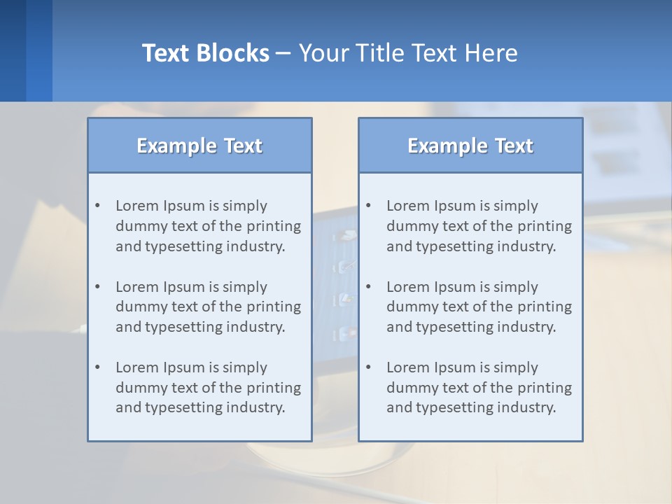 A Person Holding A Tablet On A Table PowerPoint Template