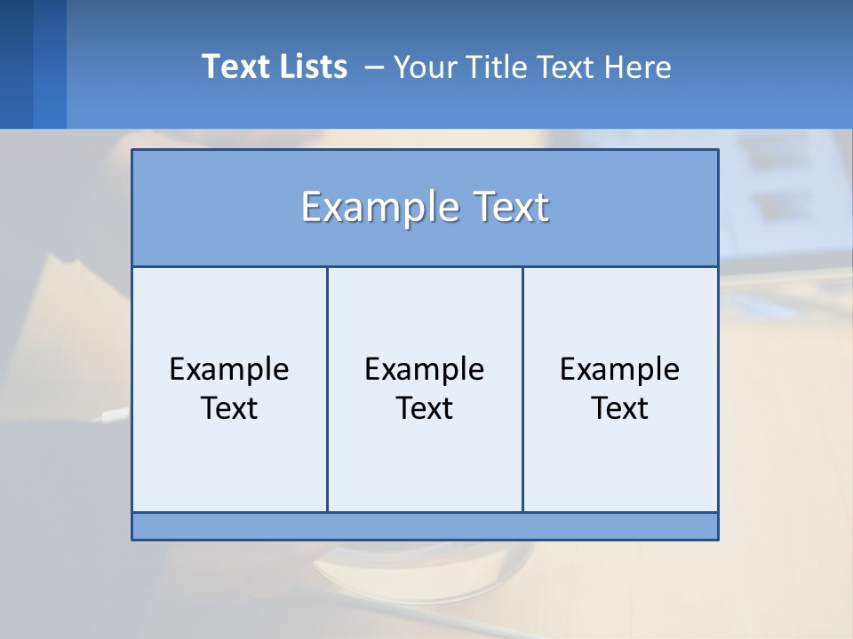 A Person Holding A Tablet On A Table PowerPoint Template