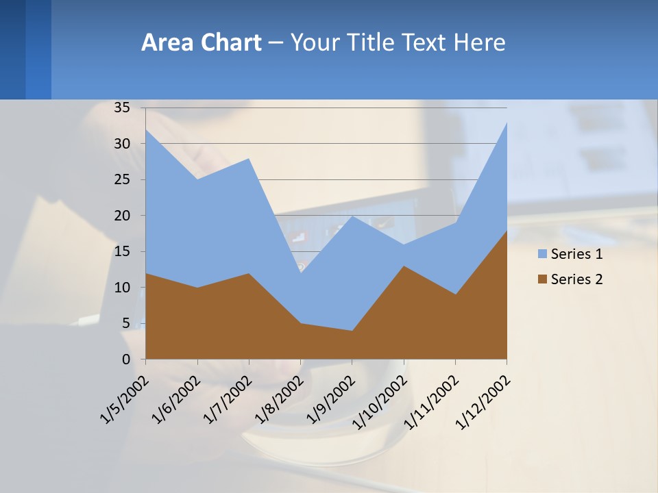 A Person Holding A Tablet On A Table PowerPoint Template