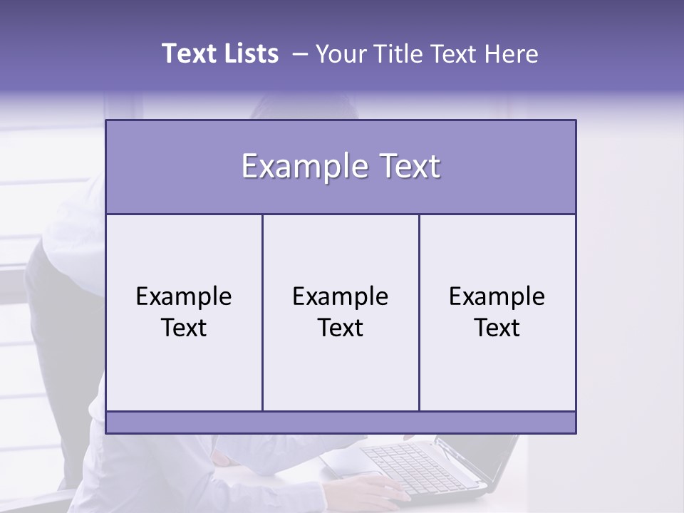 A Man And A Woman Looking At A Laptop PowerPoint Template
