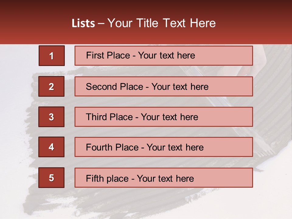 A Person With A Brush Is Laying A Piece Of Concrete PowerPoint Template