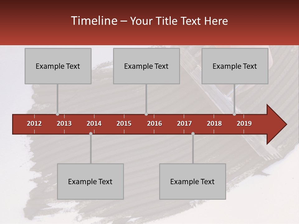 A Person With A Brush Is Laying A Piece Of Concrete PowerPoint Template