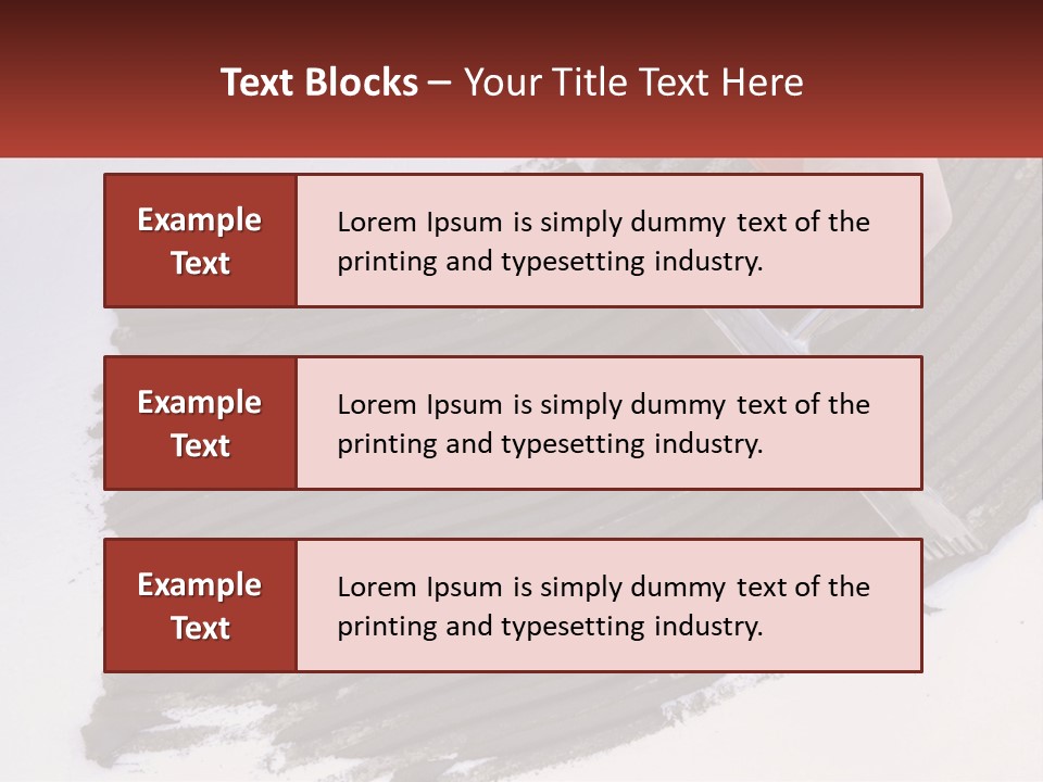A Person With A Brush Is Laying A Piece Of Concrete PowerPoint Template