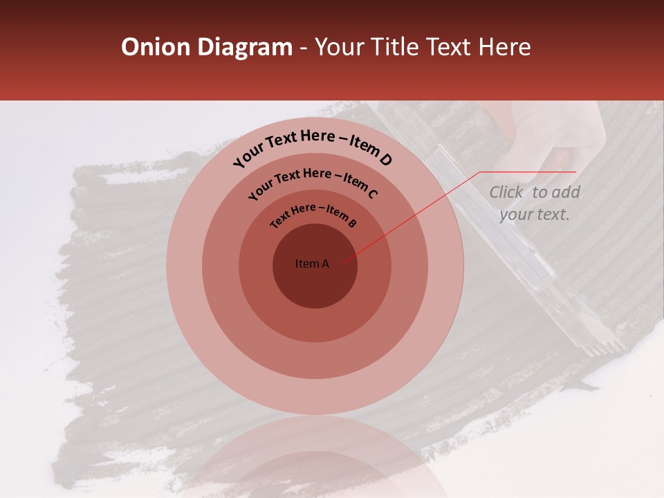 A Person With A Brush Is Laying A Piece Of Concrete PowerPoint Template