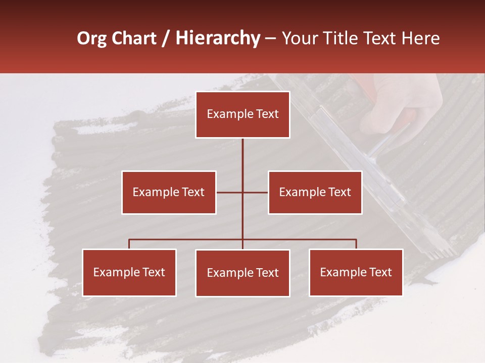 A Person With A Brush Is Laying A Piece Of Concrete PowerPoint Template