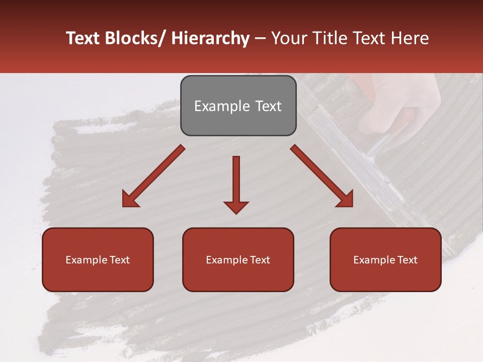A Person With A Brush Is Laying A Piece Of Concrete PowerPoint Template