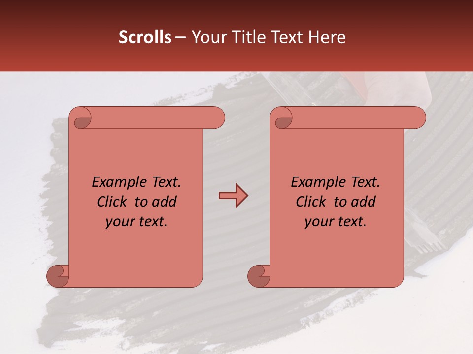 A Person With A Brush Is Laying A Piece Of Concrete PowerPoint Template
