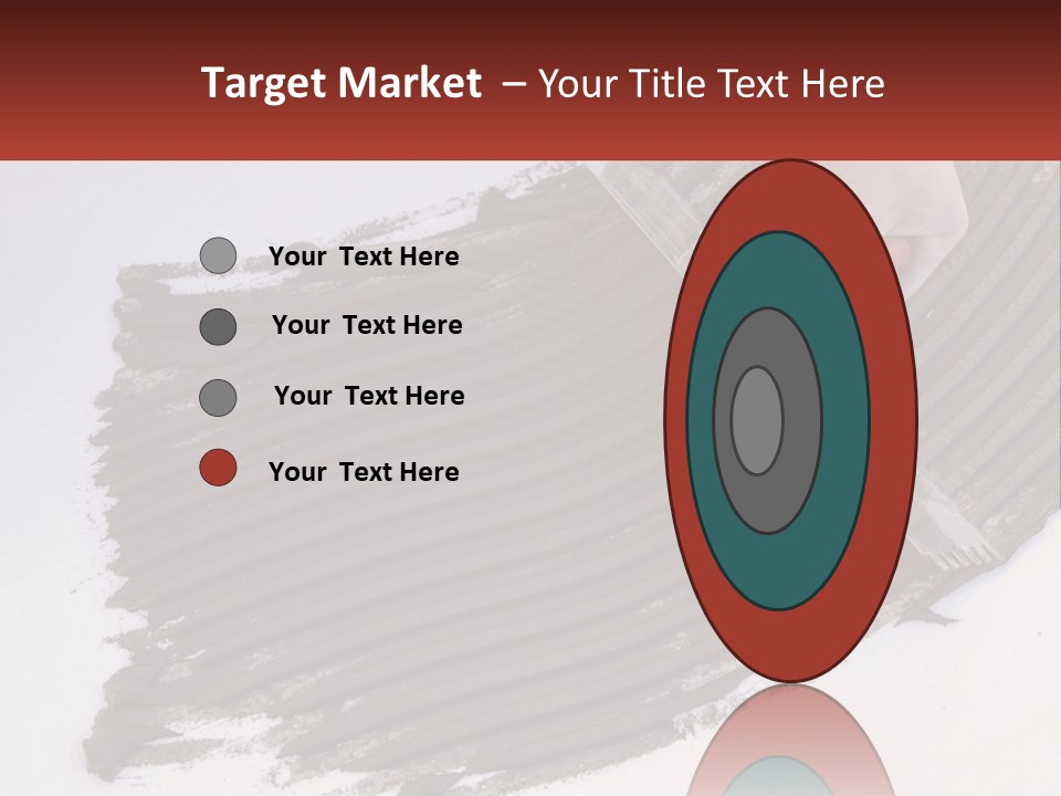 A Person With A Brush Is Laying A Piece Of Concrete PowerPoint Template