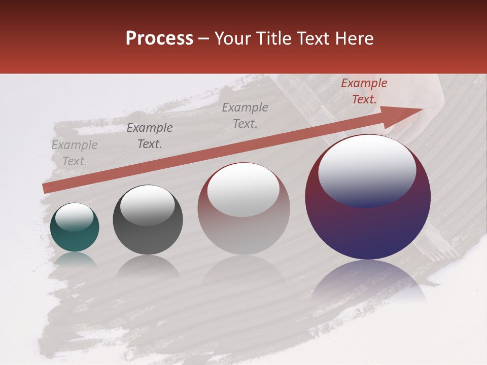 A Person With A Brush Is Laying A Piece Of Concrete PowerPoint Template