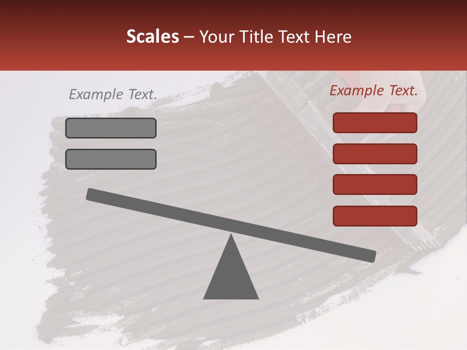 A Person With A Brush Is Laying A Piece Of Concrete PowerPoint Template