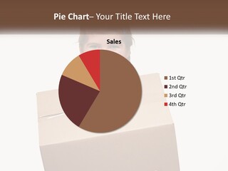 A Little Girl Holding A Box With A Smile On Her Face PowerPoint Template