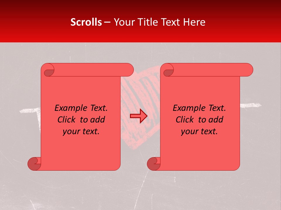 A Red Heart On A Blackboard With A Red Stethoscope PowerPoint Template